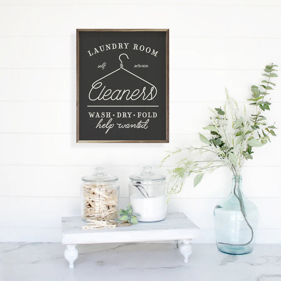 Laundry Room Cleaners Wall Art