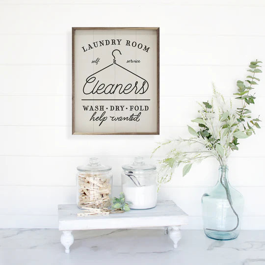 Laundry Room Cleaners Wall Art
