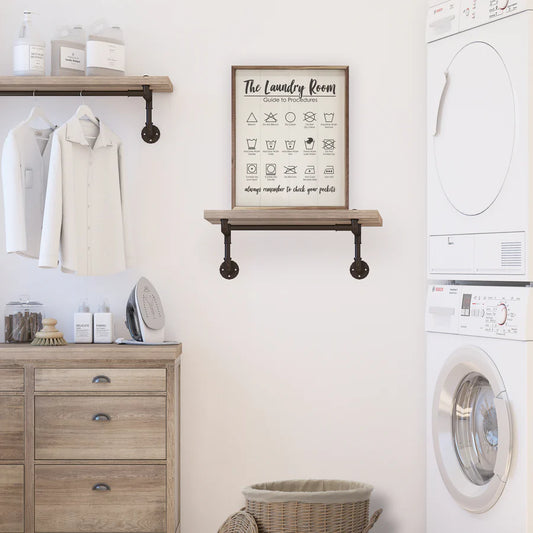 Laundry Room Procedures Wall Art