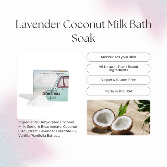 FinchBerry Lavender Coconut Milk Bath Soak