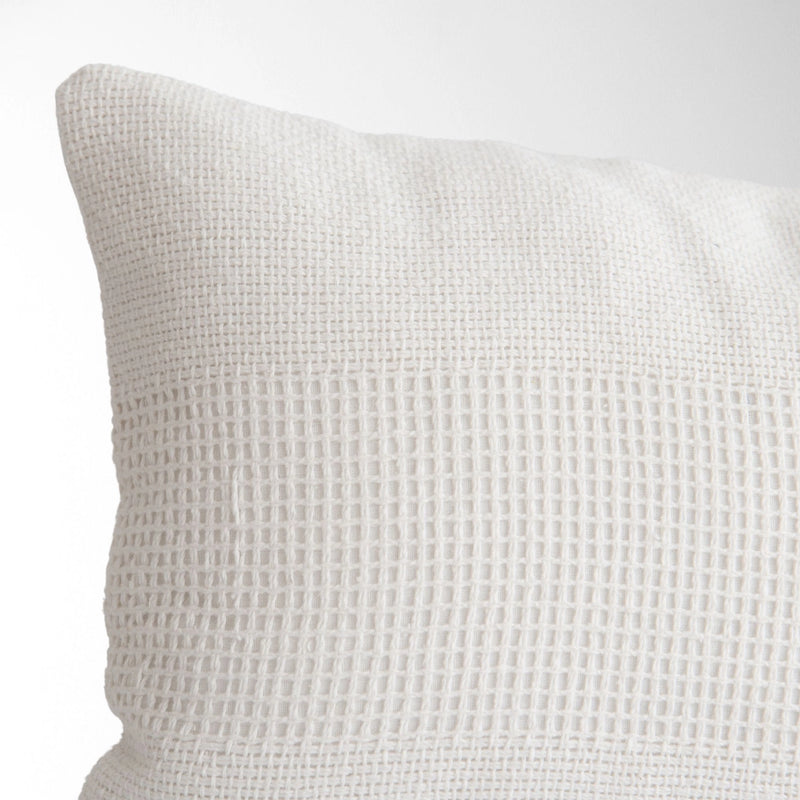 Cream Woven Pillow
