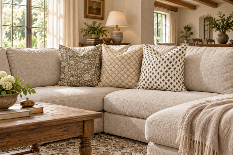 Lexington Pillow Combination | Set of Three Pillow Covers