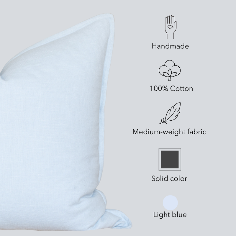 Celeste Solid Pillow Cover
