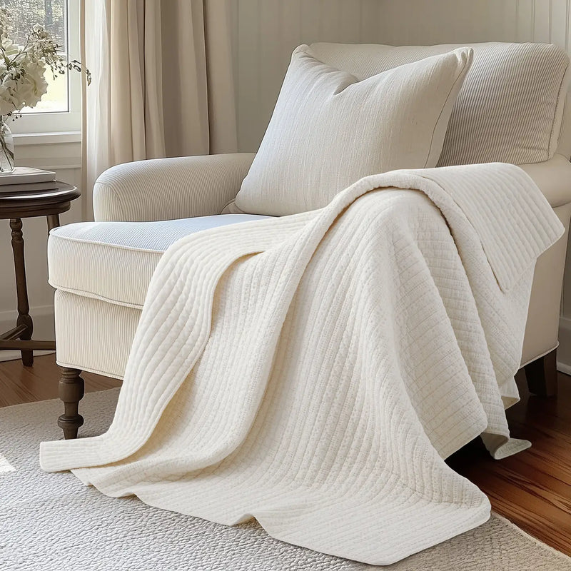 Loden Quilted Throw