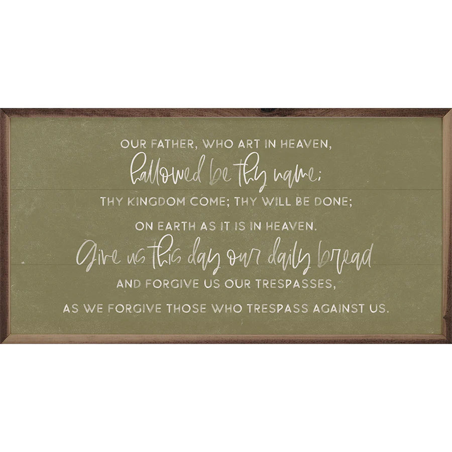 The Lord's Prayer Wall Art