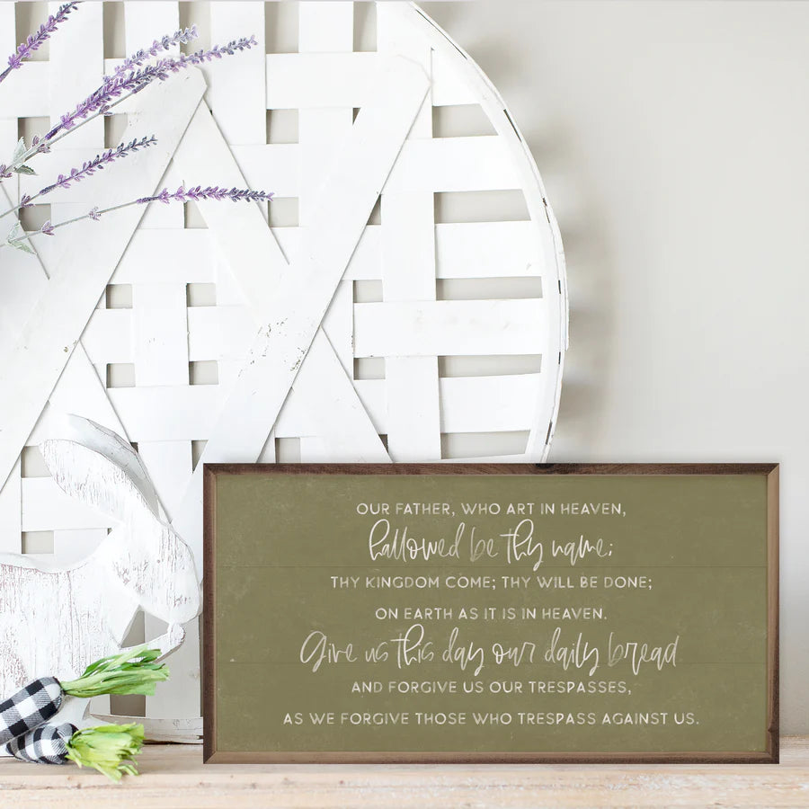The Lord's Prayer Wall Art