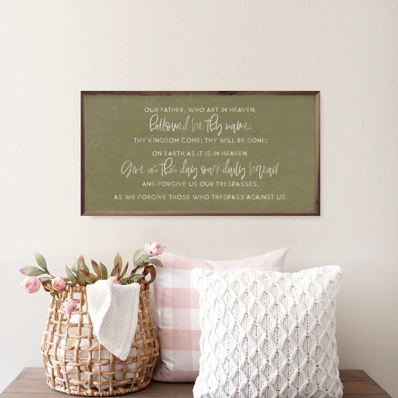 The Lord's Prayer Wall Art