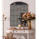 Iron Frame Arched Wall Mirror