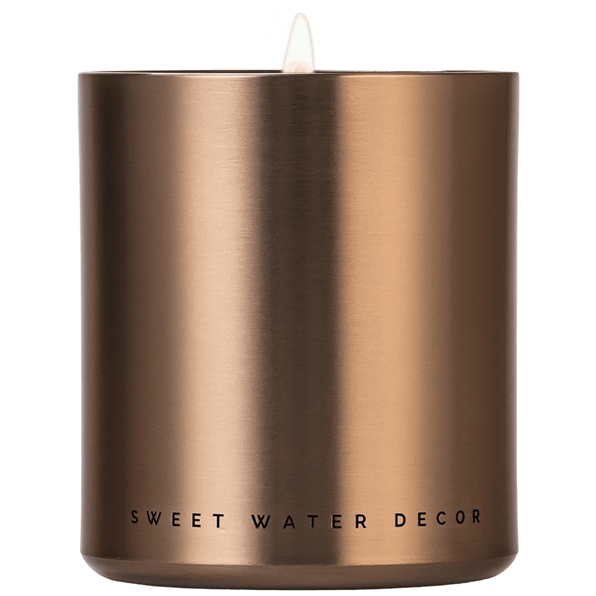 Hello Fall Soy Candle - Bronze Metal Aluminum Jar