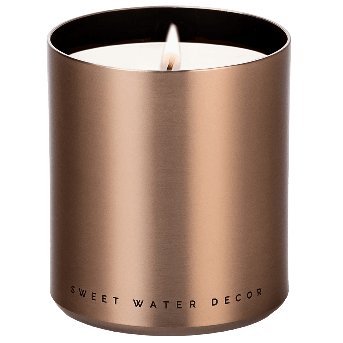 Hello Fall Soy Candle - Bronze Metal Aluminum Jar