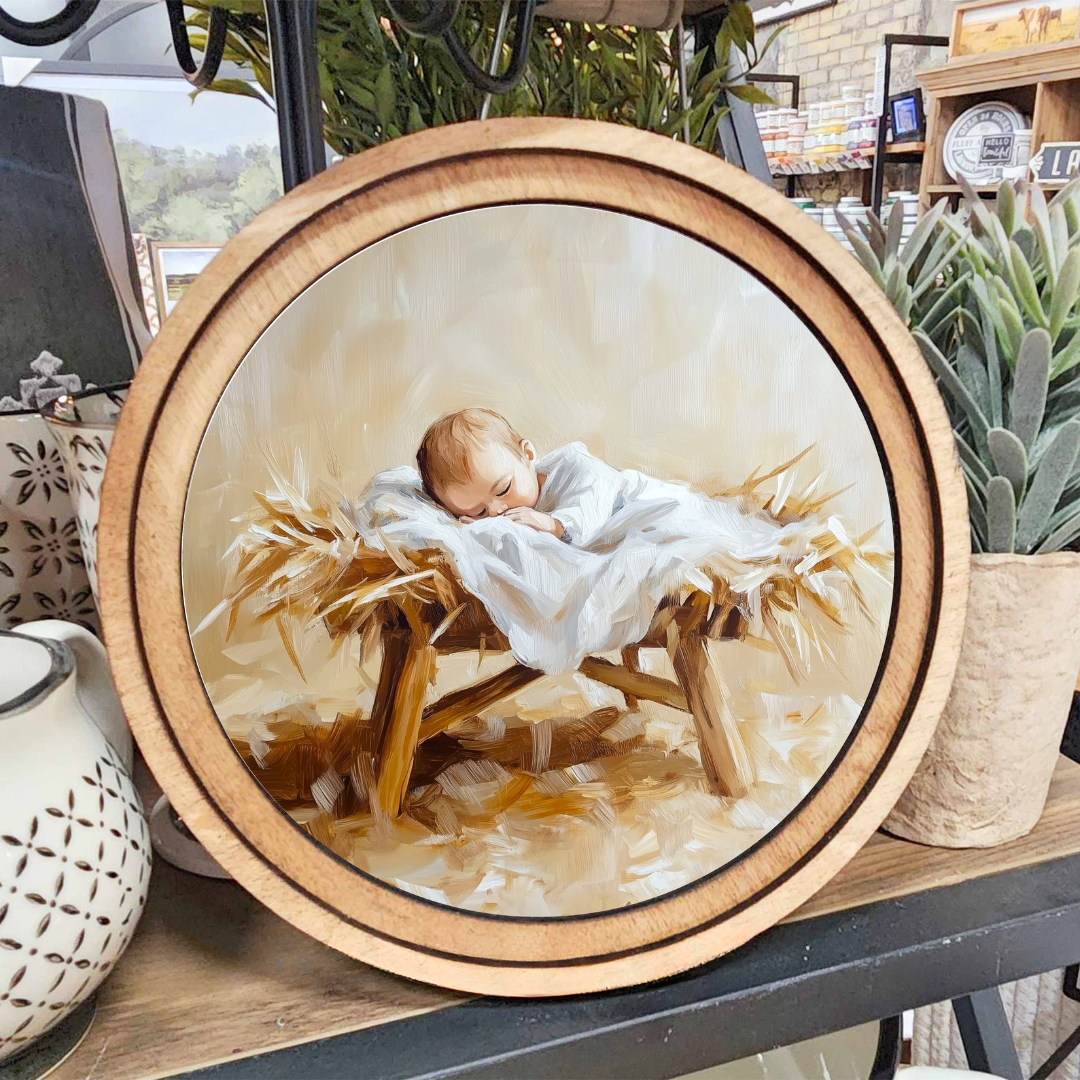 Manger Framed Art