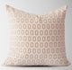 Odette Hex Pillow in Rose