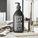 Glass Dish Soap Dispenser - Matte Black