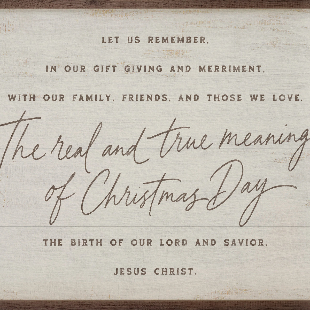 Meaning Of Christmas| Christmas Wall Decor