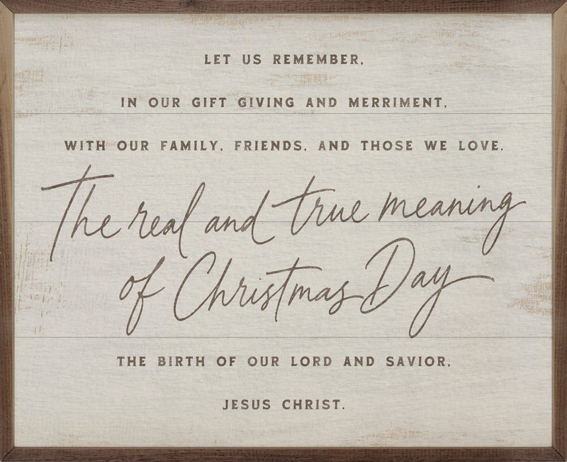 Meaning Of Christmas| Christmas Wall Decor