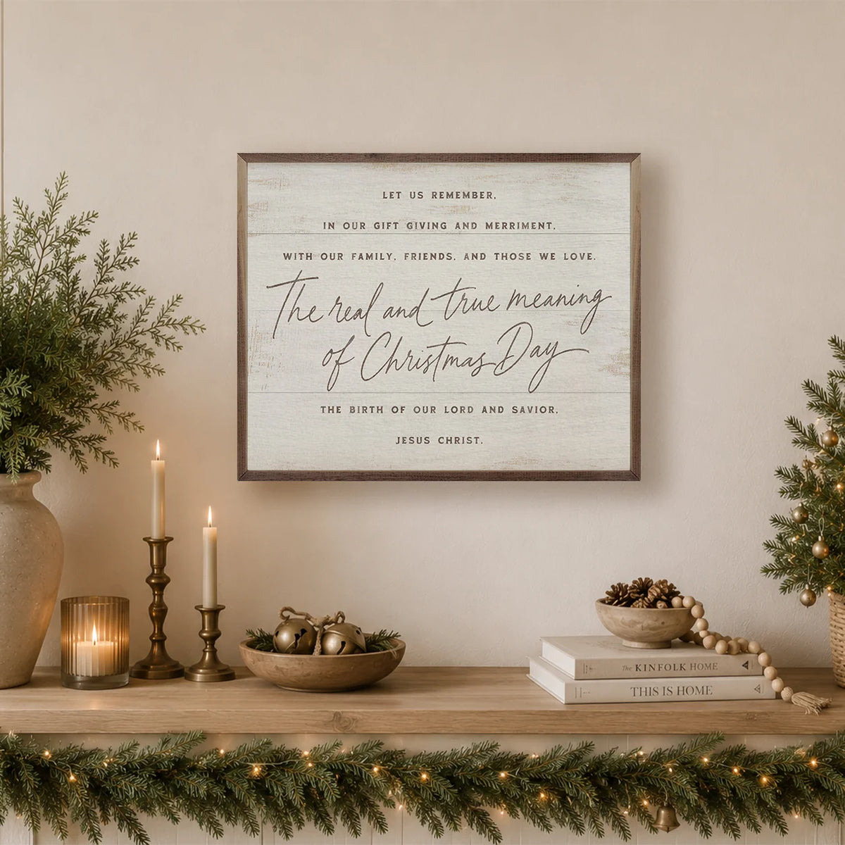 Meaning Of Christmas| Christmas Wall Decor