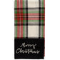 Merry Christmas Plaid Kitchen Towel