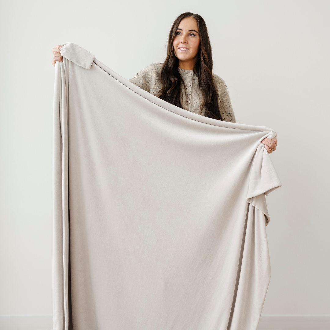 Minky Stretch XL Throw Blanket