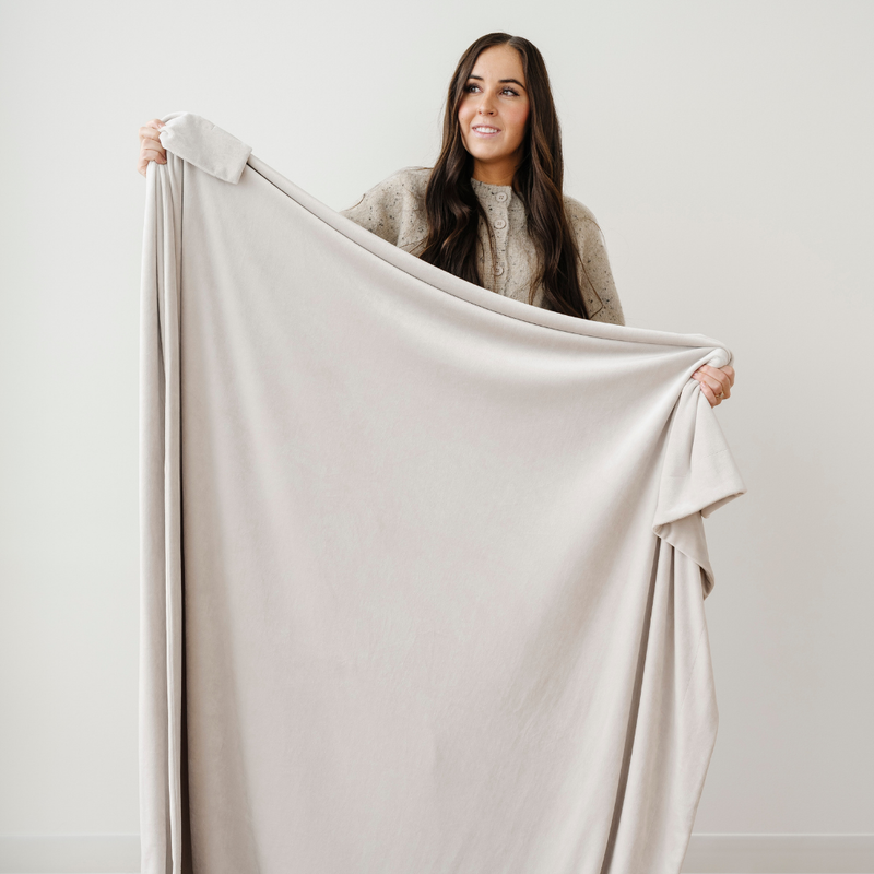 Minky Stretch XL Throw Blanket