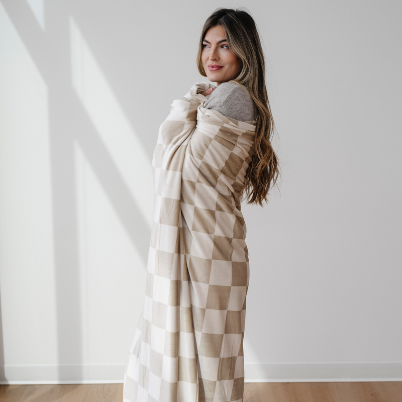 Minky Stretch XL Throw Blanket