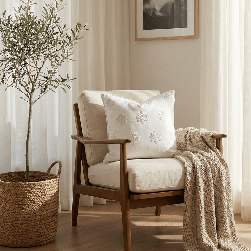 Arden Embroidered Pillow Cover