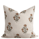 Margot Floral Block Printed Pillow Cover