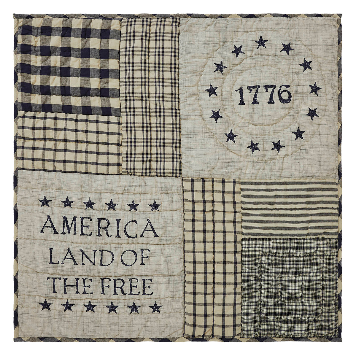 My Country Quilted Lap Throw