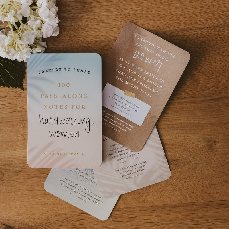 Prayers To Share | 100 Pass-Along Notes for Hardworking Women