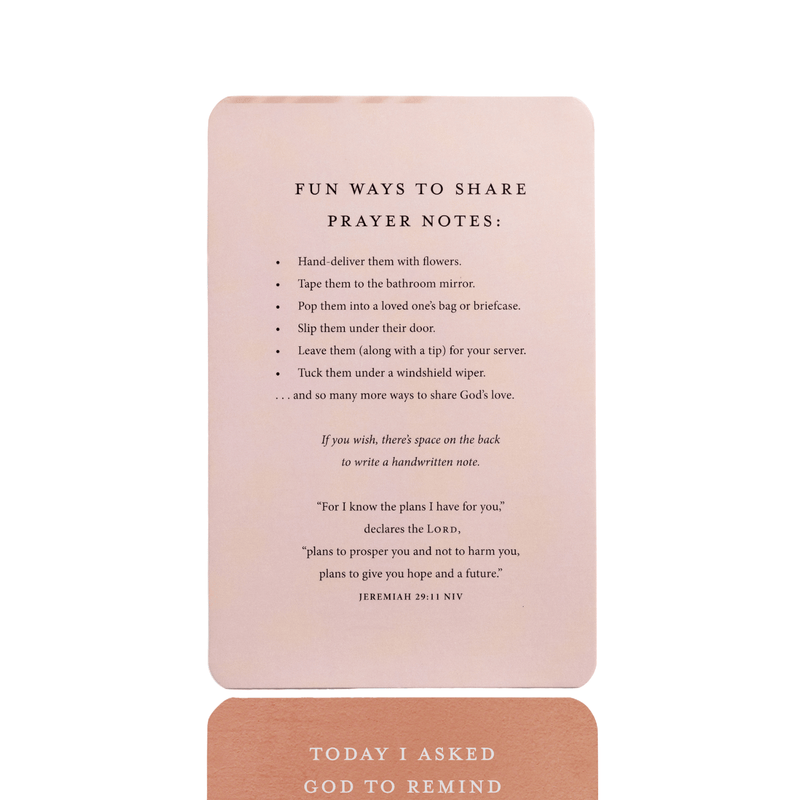 Prayers To Share | 100 Pass-Along Notes for Hardworking Women