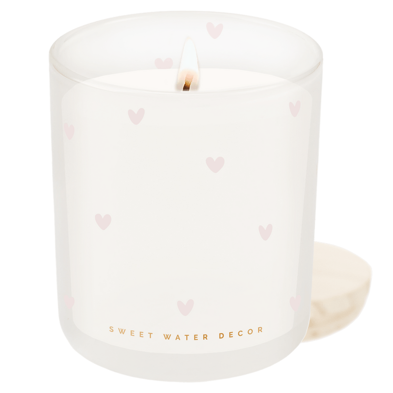 All Over Hearts Soy Candle