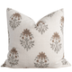 Veda Floral Block Printed Pillow Cover