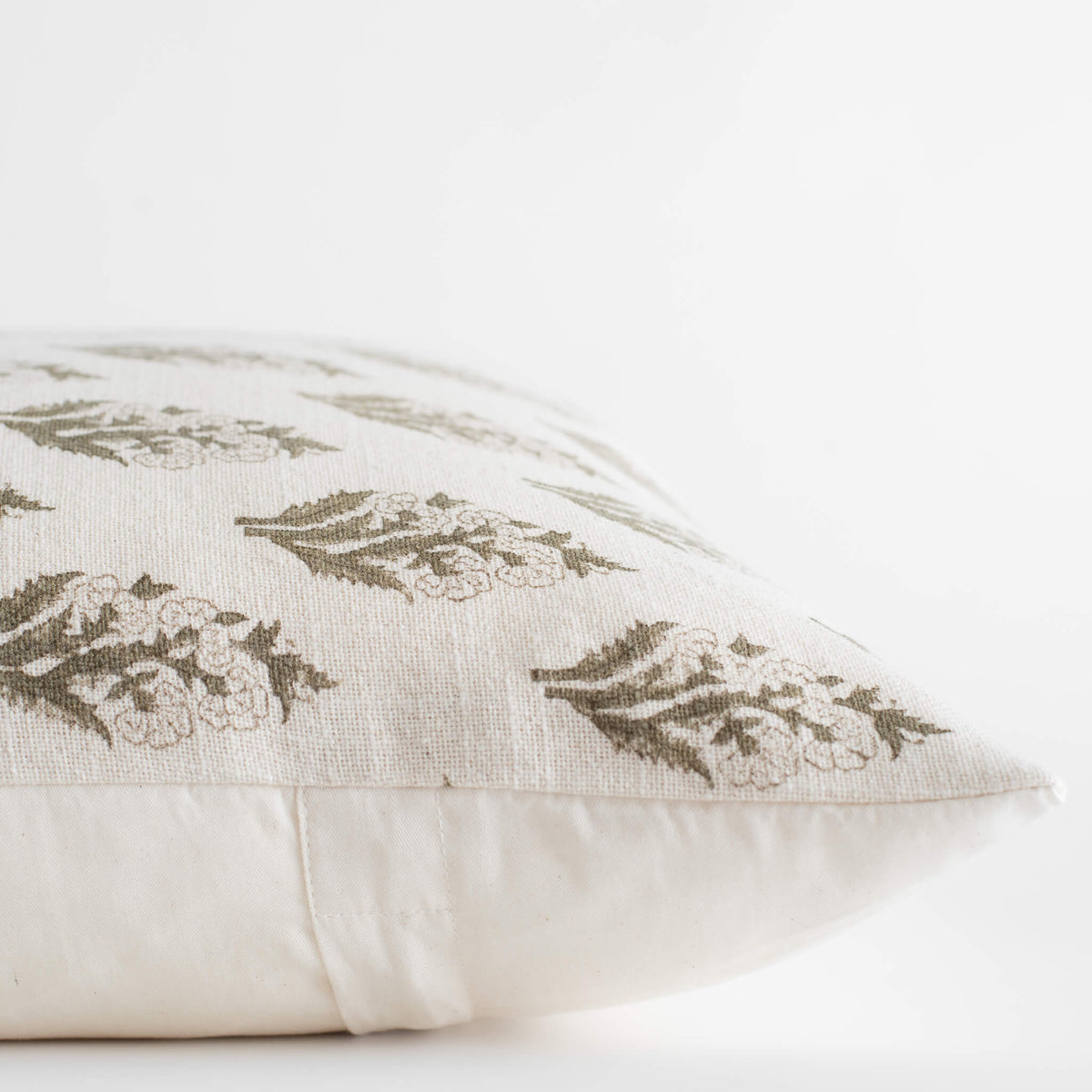 Rosalie Floral Block Printed Pillow Cover