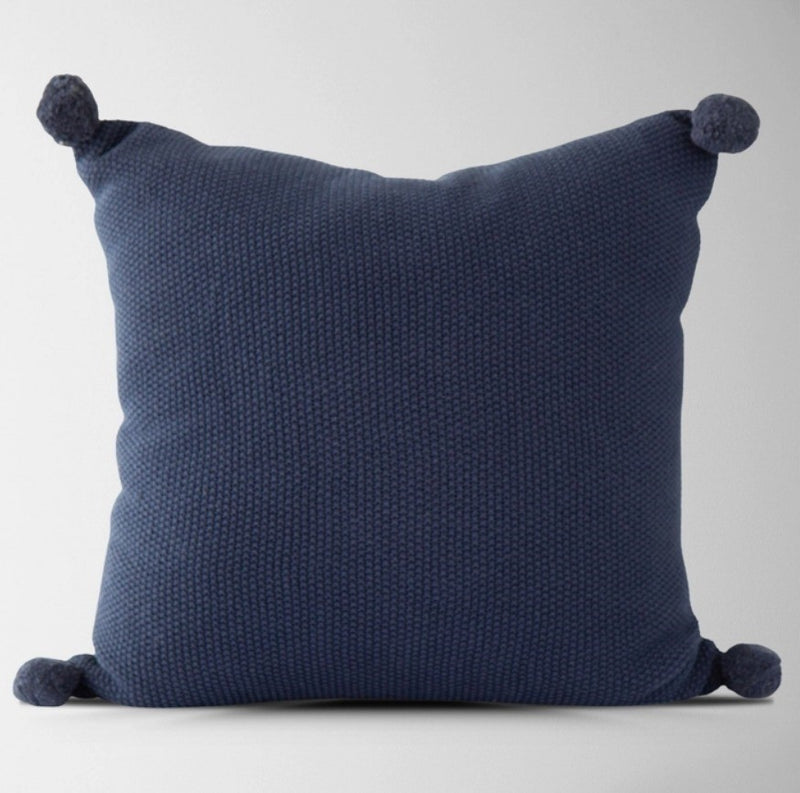Modern Coastal Blue Pillow Covers | Set of 3