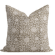 Leila Floral Block Printed Pillow Cover
