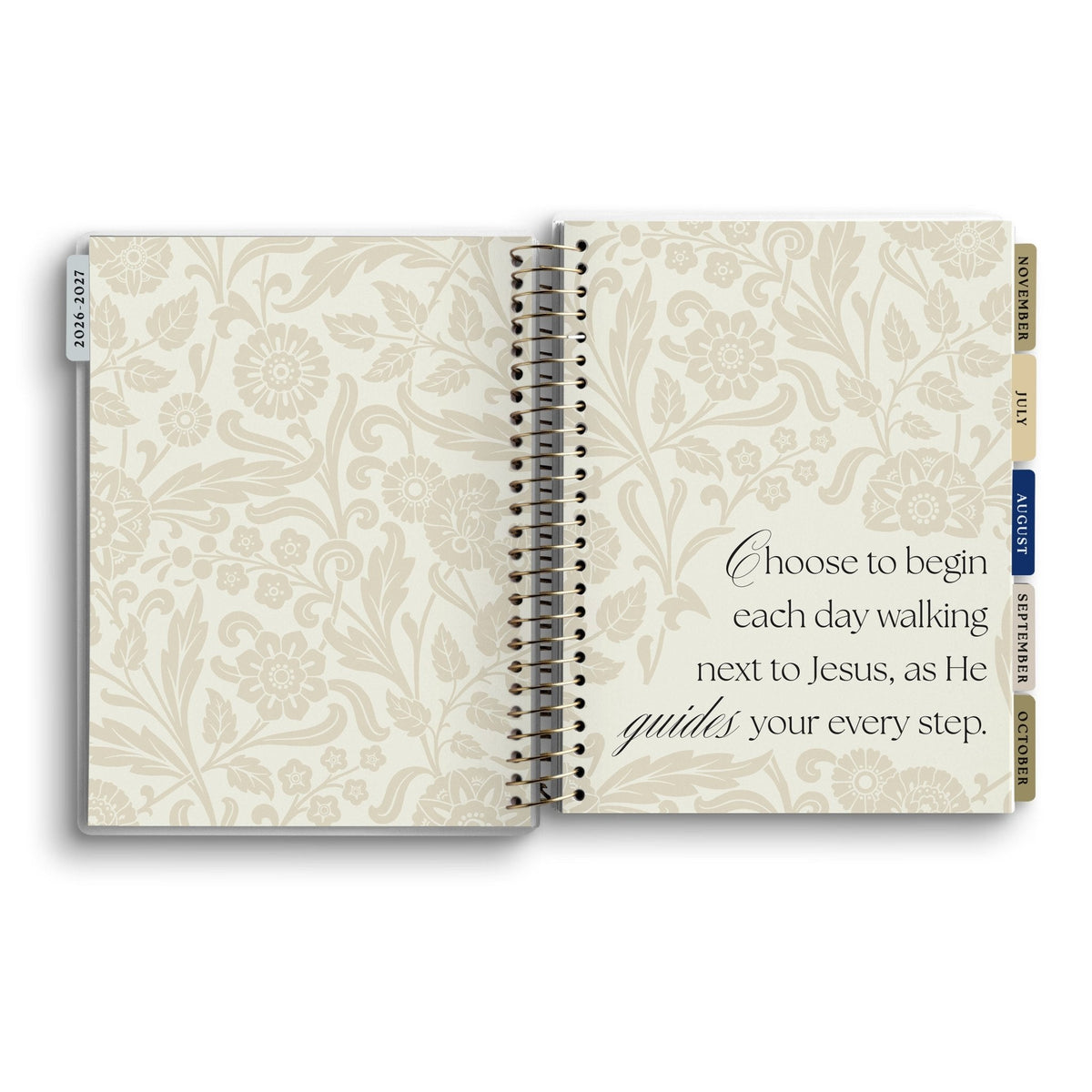 Walking with Jesus All Day, Every Day | 2026-2027 18 Month Planner