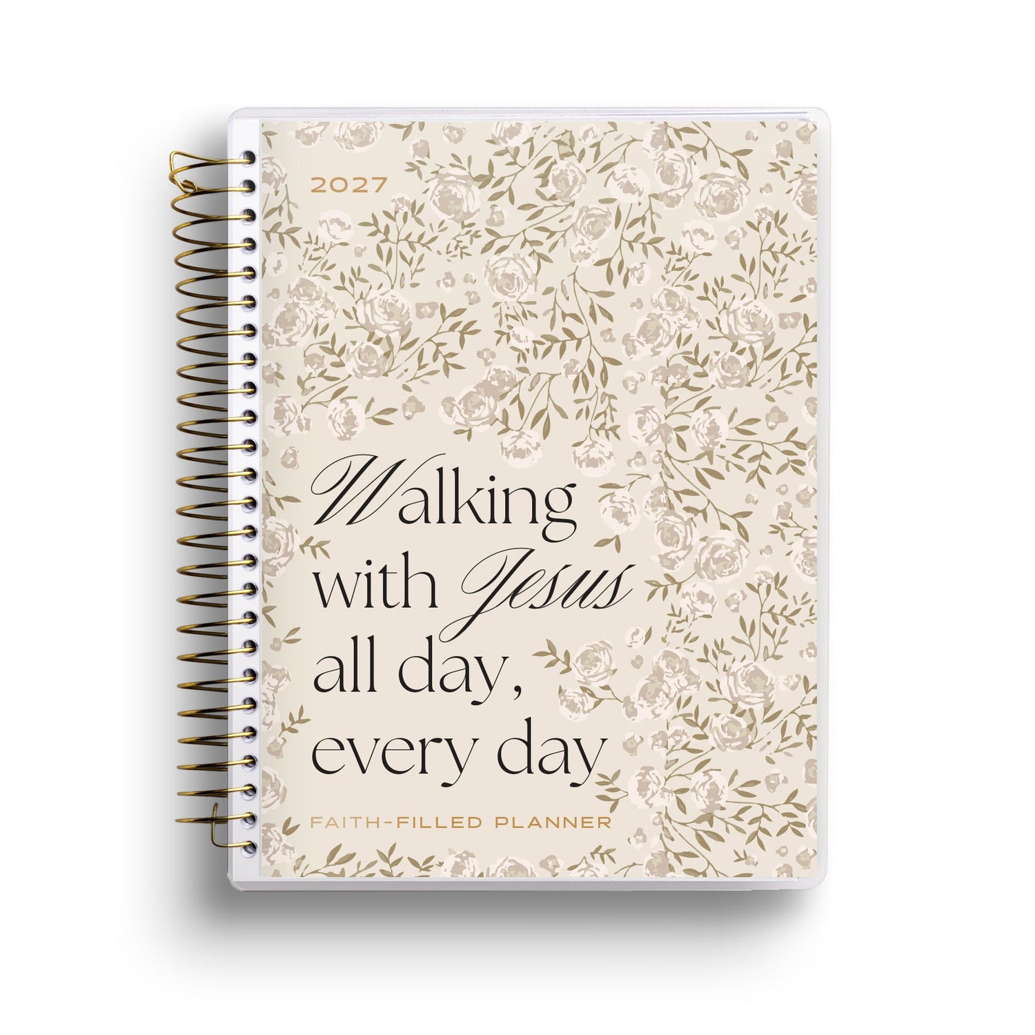 Walking with Jesus All Day, Every Day | 2026-2027 18 Month Planner