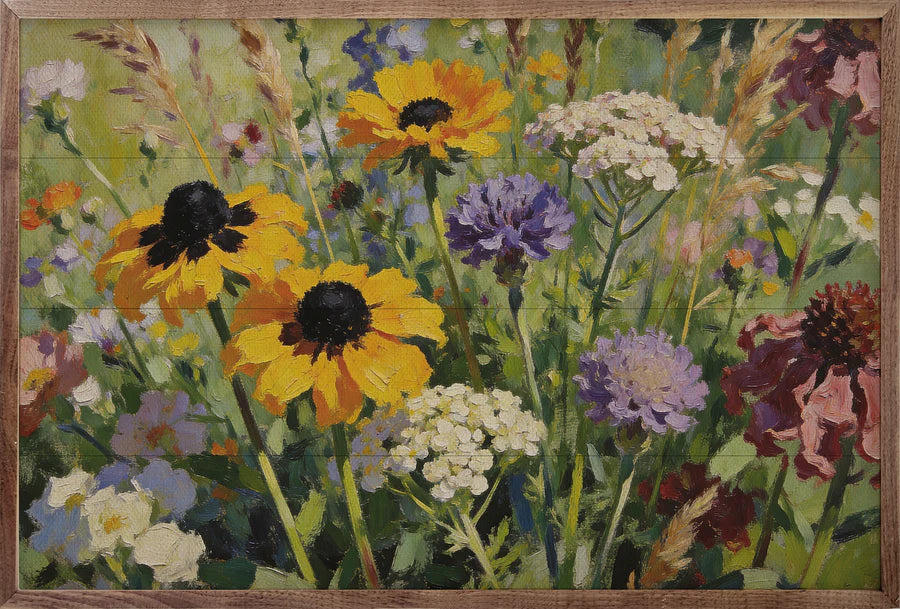 cottage farmhouse floral wall decor