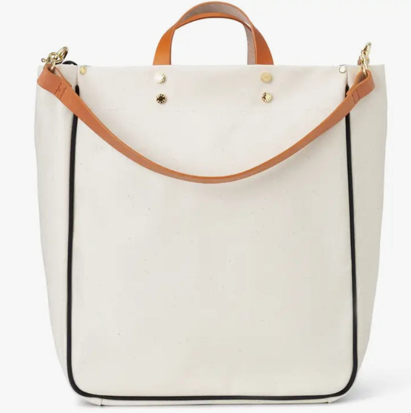 Parker Nylon Tote with Leather Accents