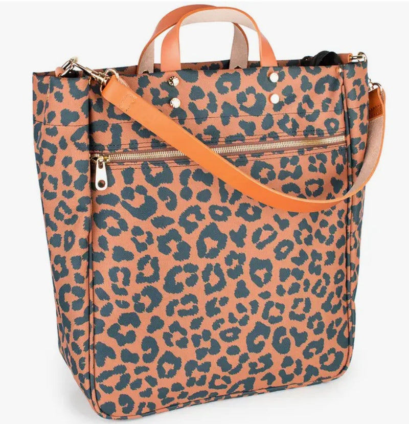 Parker Nylon Tote with Leather Accents