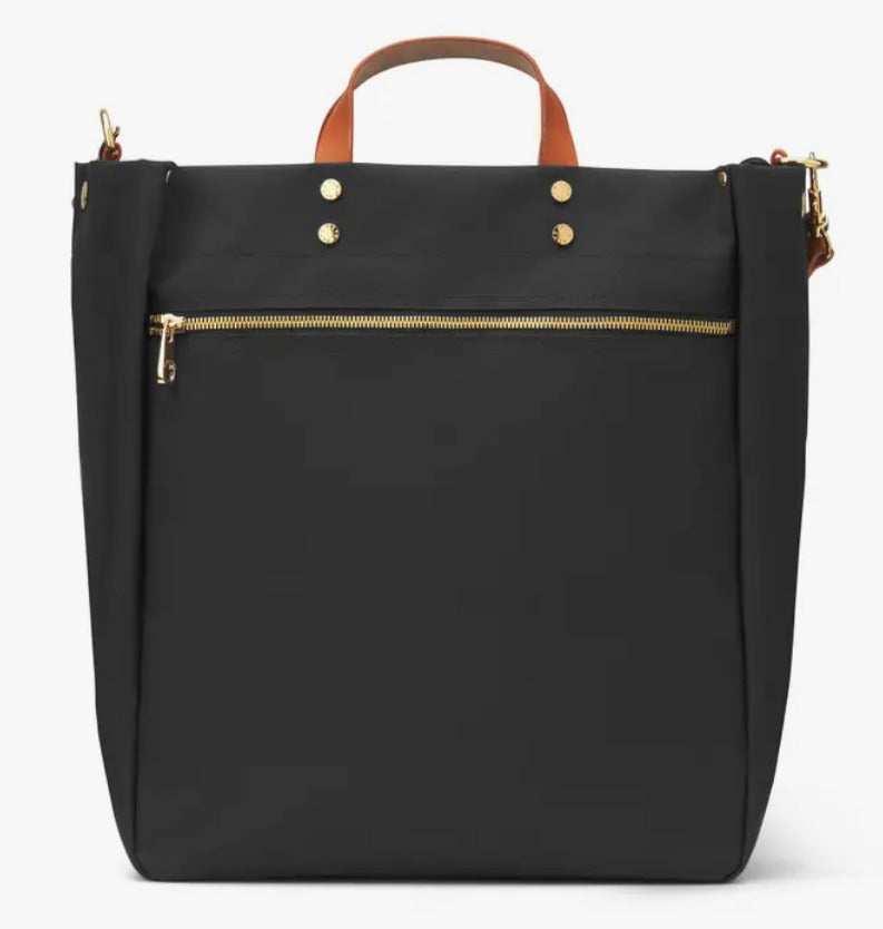 Parker Nylon Tote with Leather Accents