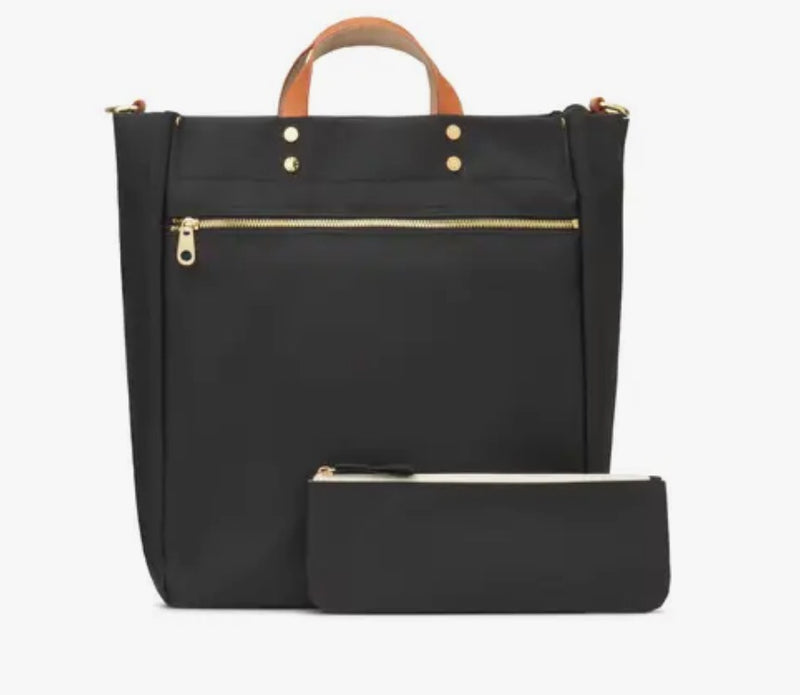 Parker Nylon Tote with Leather Accents