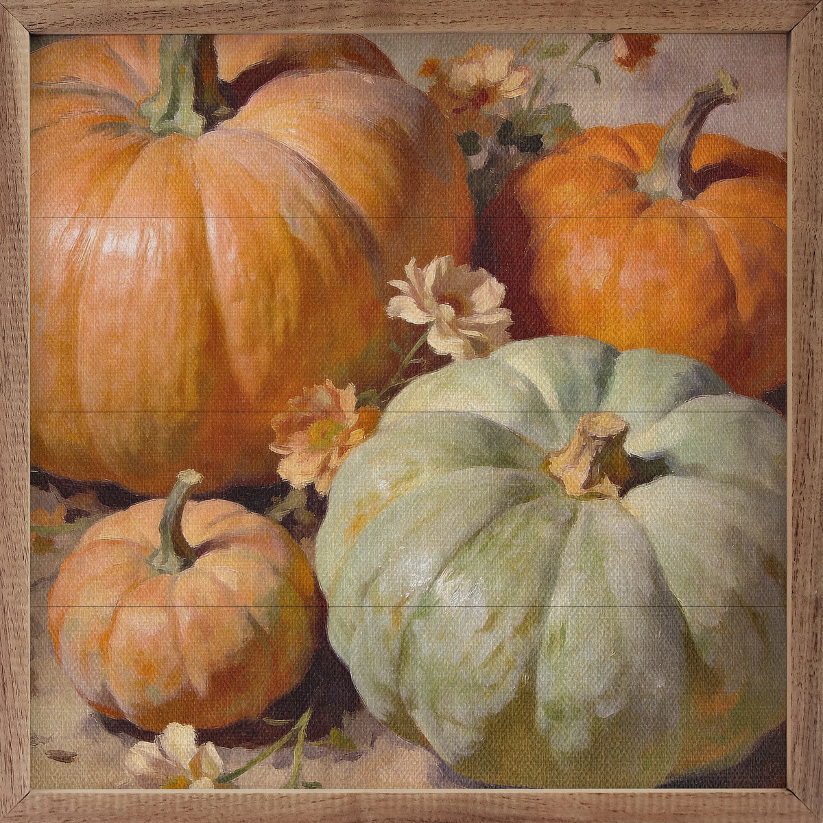 Pastel Pumpkin Wood Wall Art