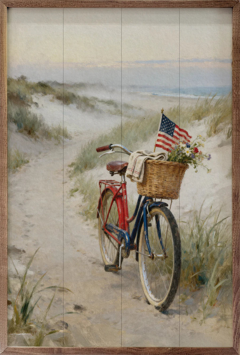 Americana beach farmhouse decor