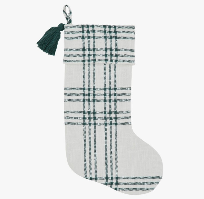Pine Grove Plaid Stocking
