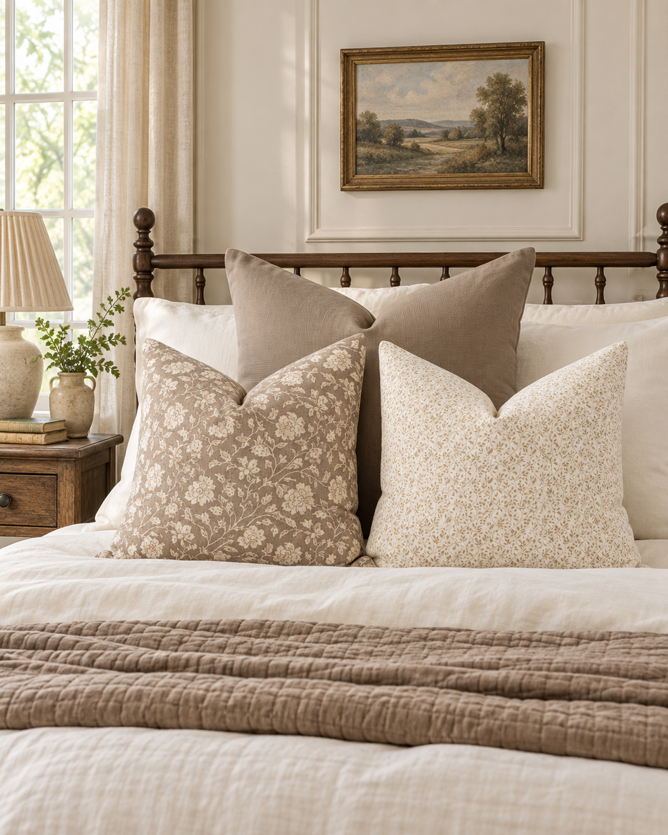 Provence Pillow Combination | Set of Three Pillow Covers