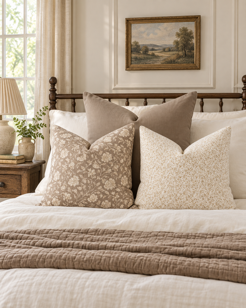 Provence Pillow Combination | Set of Three Pillow Covers