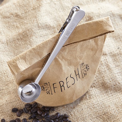 Rise And Grind Coffee Clip + Scoop