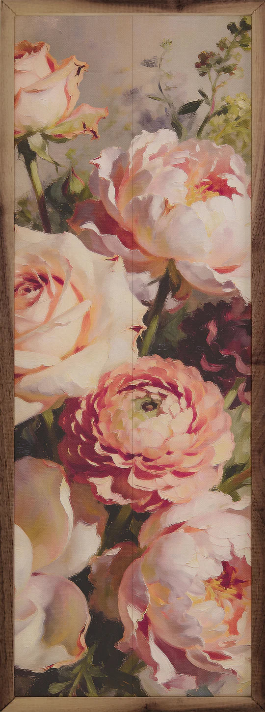 garden rose farmhouse artwork