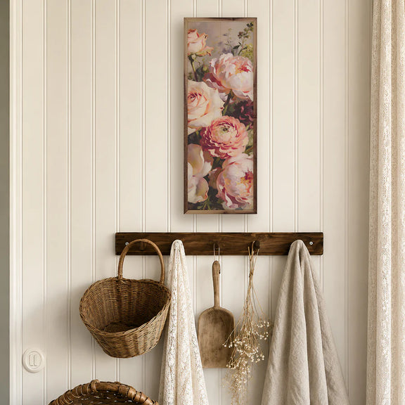 romantic cottage floral wall decor