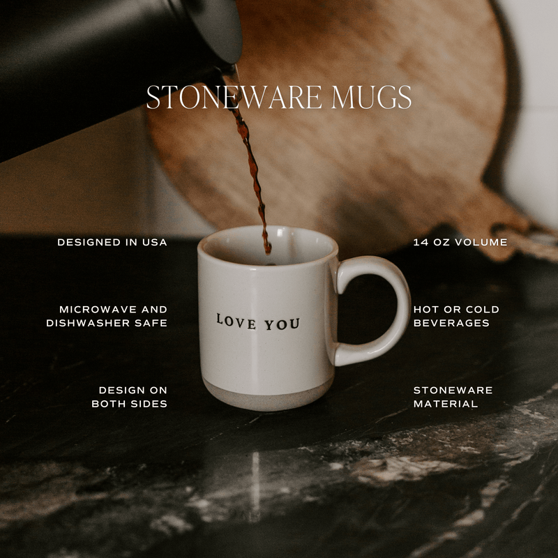Be Still + Know Stoneware Coffee Mug